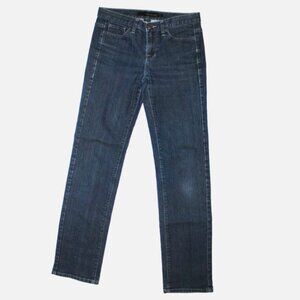 Calvin Klein Blue Skinny Jeans Sz 4 Cotton Blend Jeggings Mid Rise Denim Pants